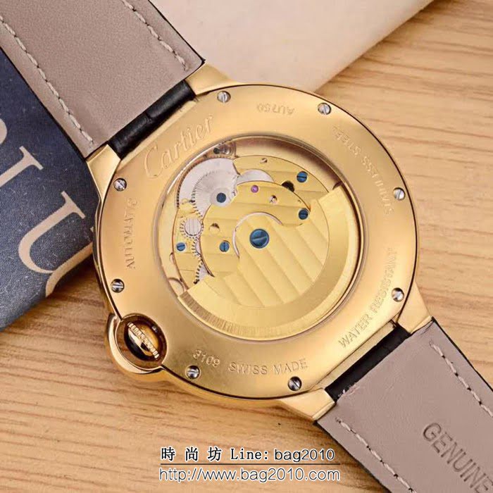 CARTIER卡地亞 新品上市經典百搭 精品男士腕表 WSS1695